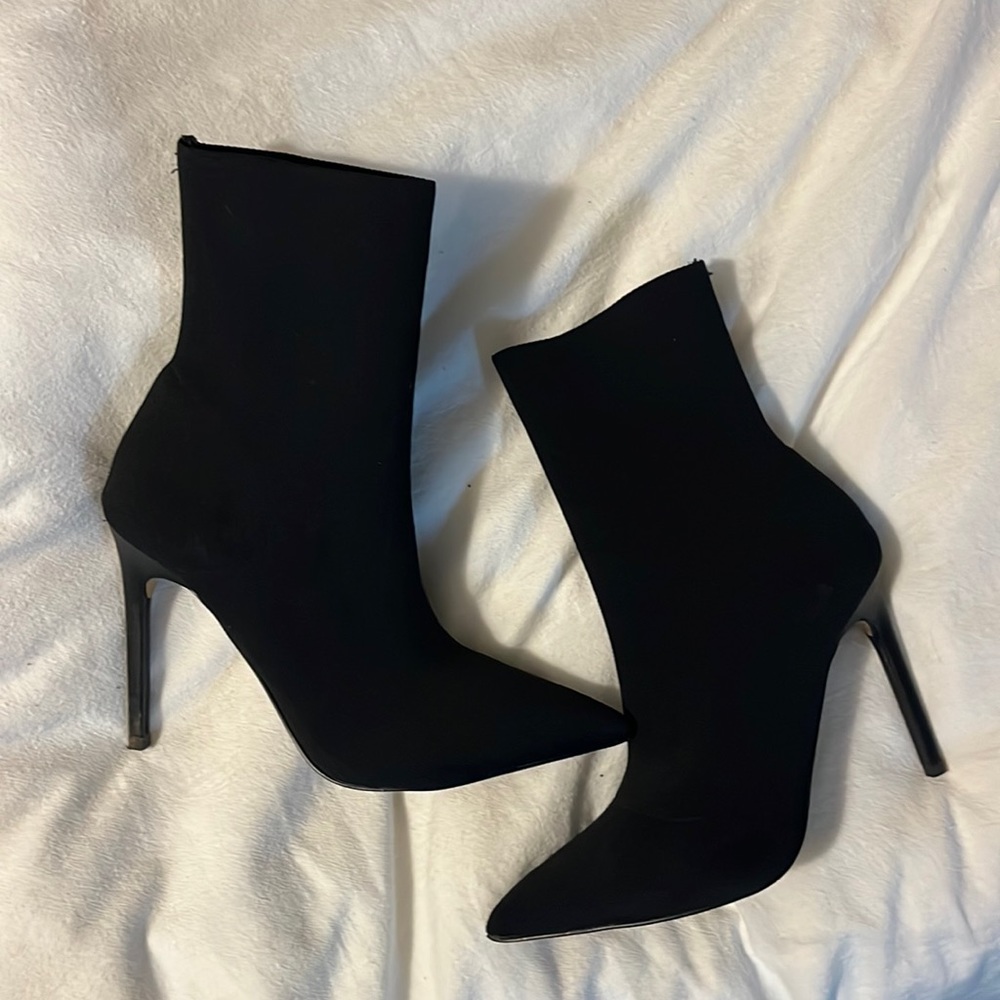 Black Heeled Booties